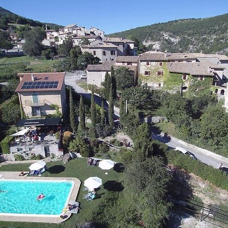 Agriturismo Roccagelli Vallo di Nera Exteriör bild