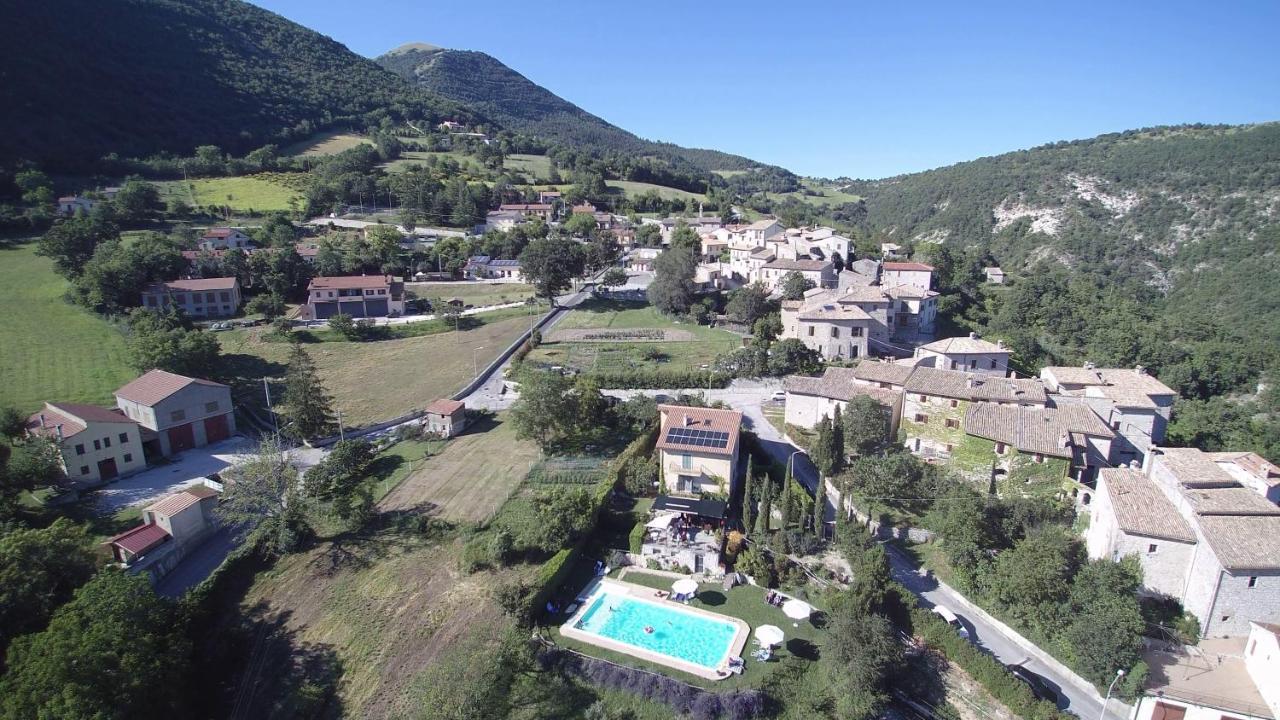 Agriturismo Roccagelli Vallo di Nera Exteriör bild