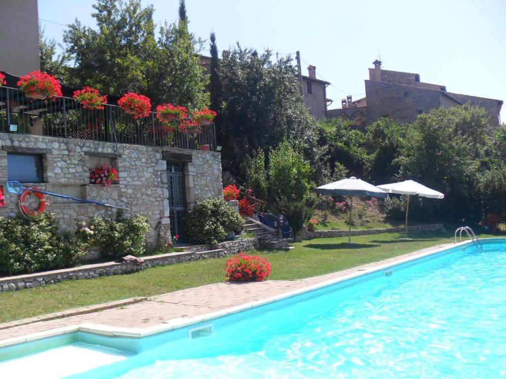 Agriturismo Roccagelli Vallo di Nera Exteriör bild