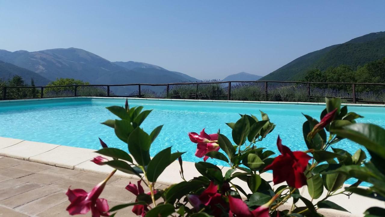 Agriturismo Roccagelli Vallo di Nera Exteriör bild