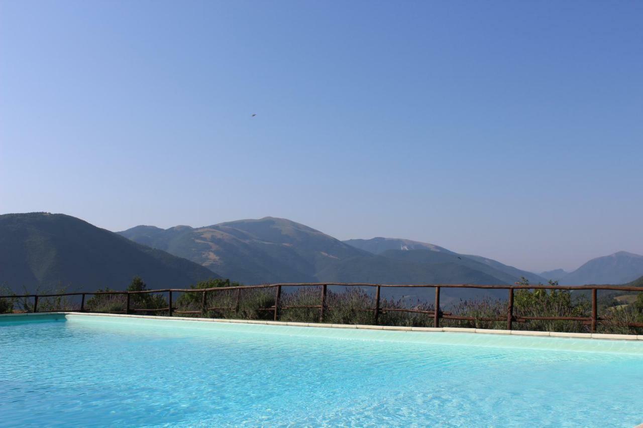 Agriturismo Roccagelli Vallo di Nera Exteriör bild