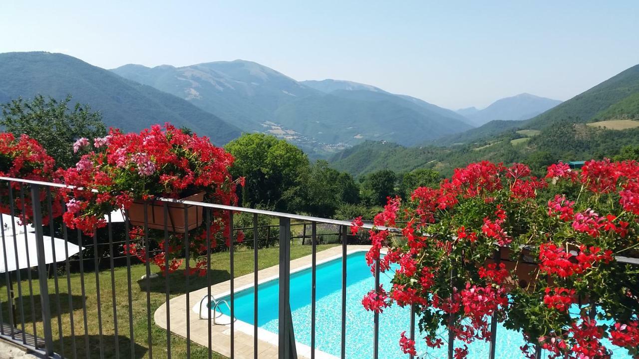 Agriturismo Roccagelli Vallo di Nera Exteriör bild