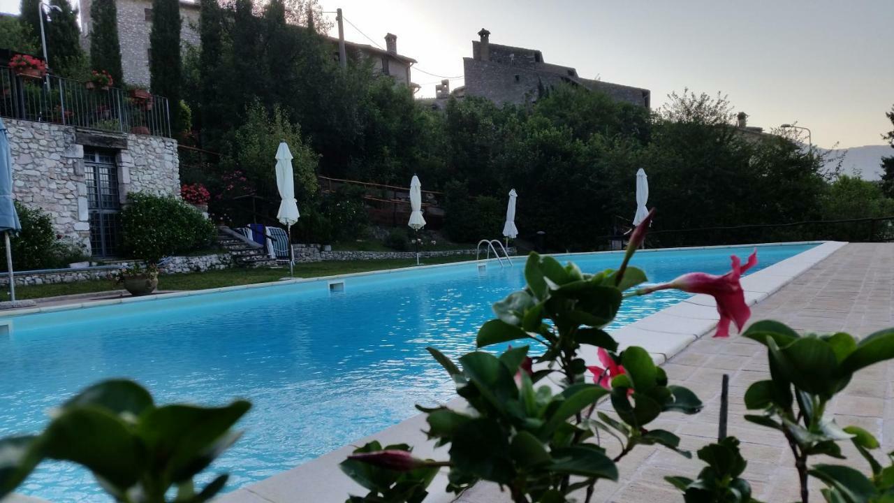 Agriturismo Roccagelli Vallo di Nera Exteriör bild